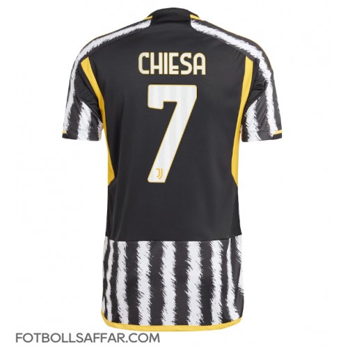 Juventus Federico Chiesa #7 Hemmatröja 2023-24 Kortärmad
